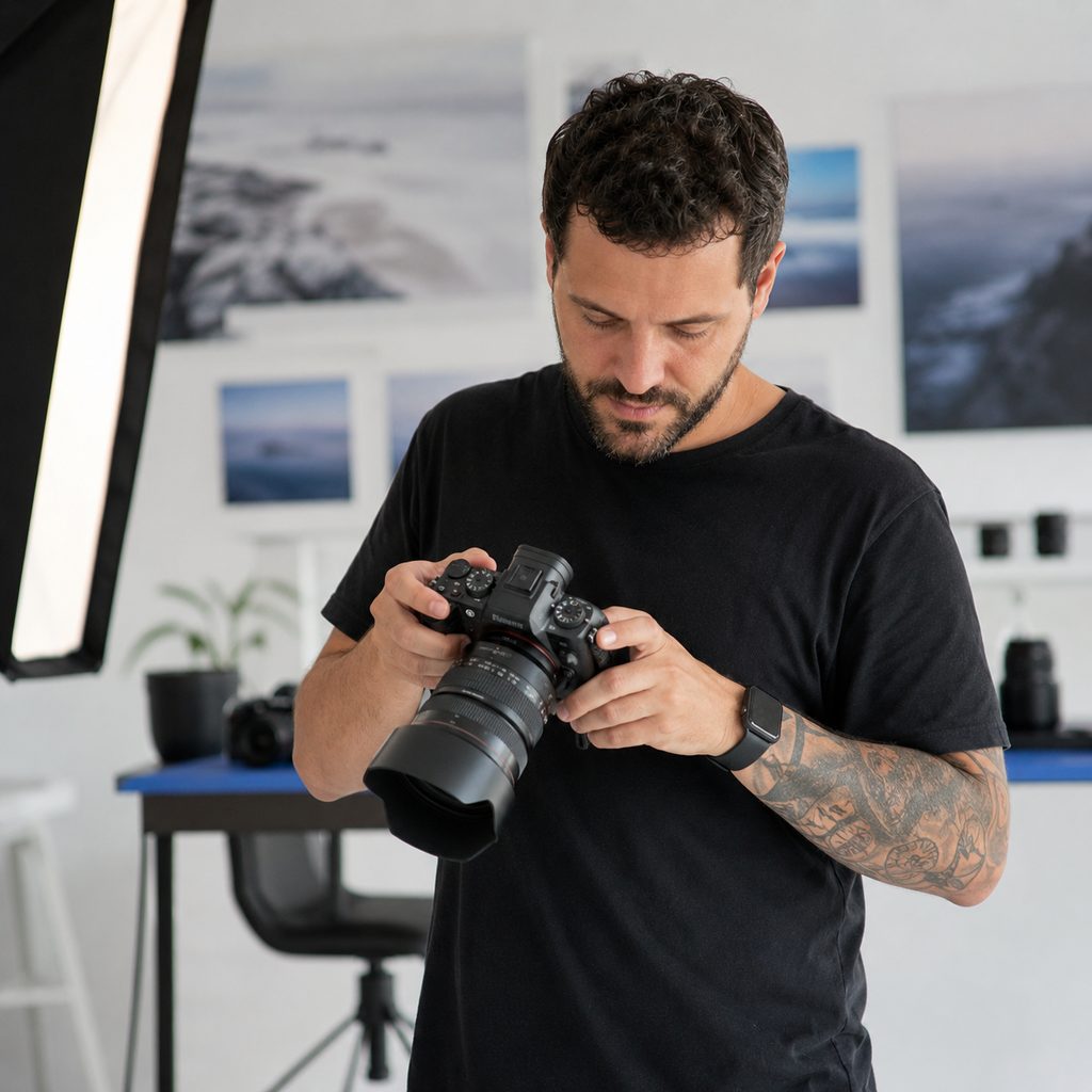 Criação de sites portfólio para fotógrafos